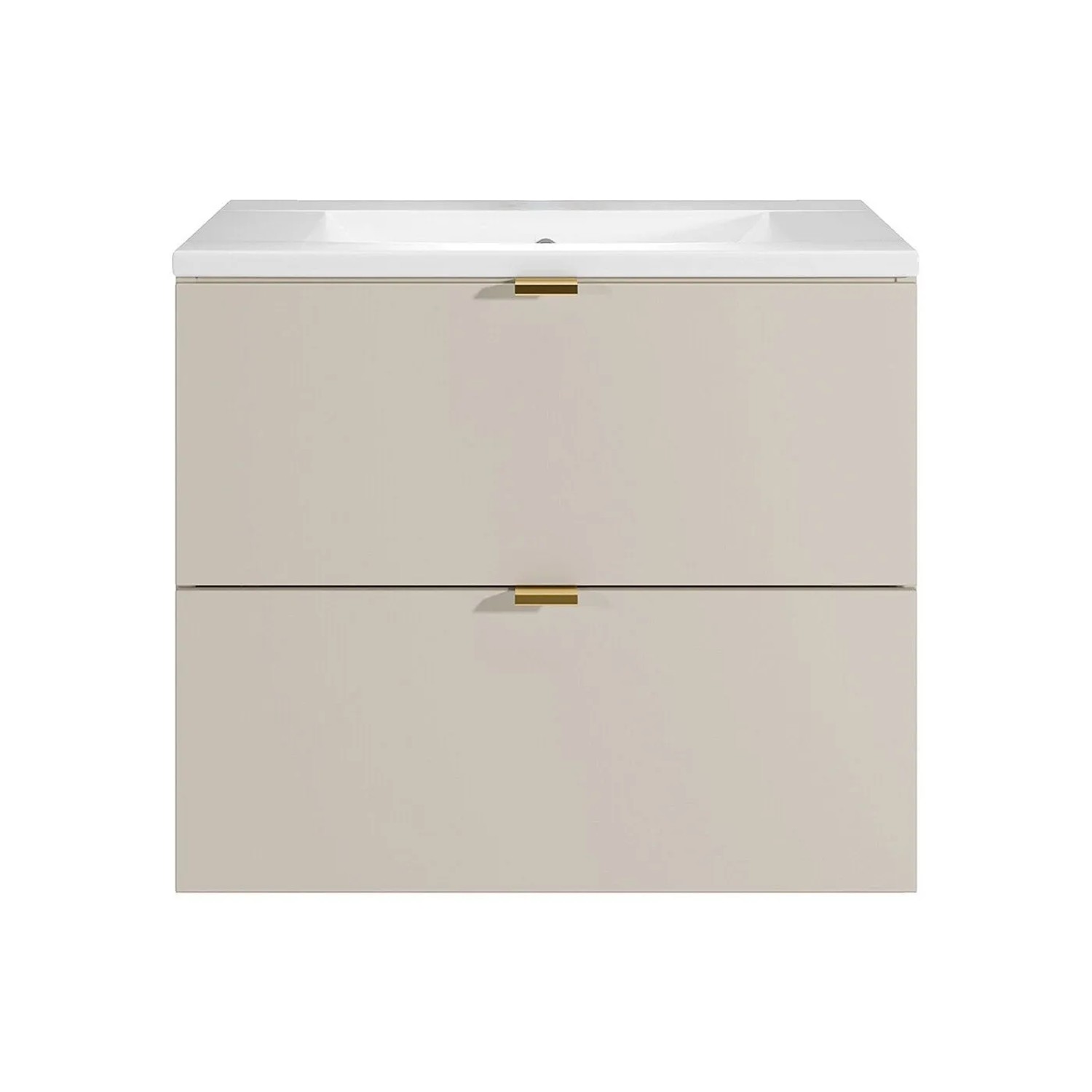 Vente-unique Einzelwaschtisch Lavena Beige 60 cm