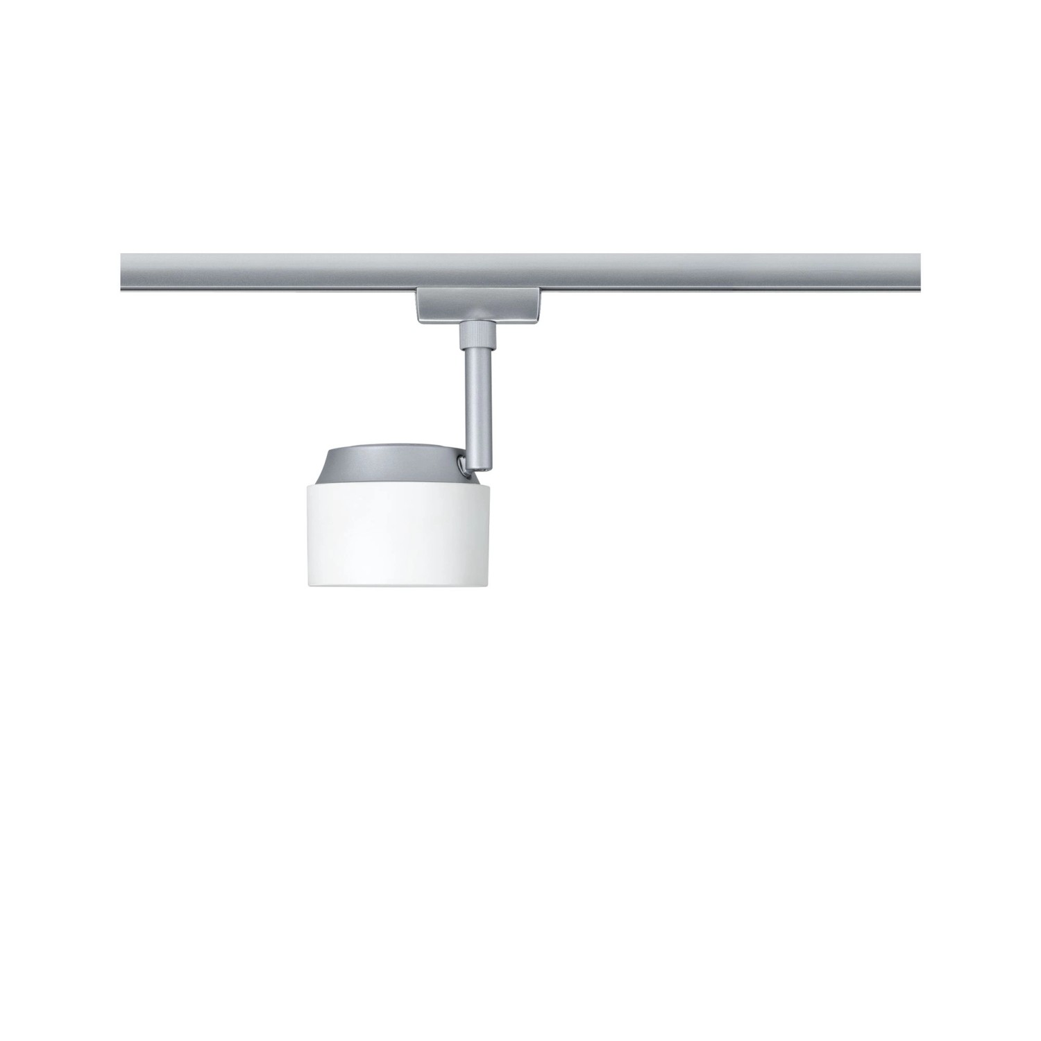 Paulmann URail LED-Spot Pane, weiß/chrom, 7,4W, 2700K, für Schienensysteme.