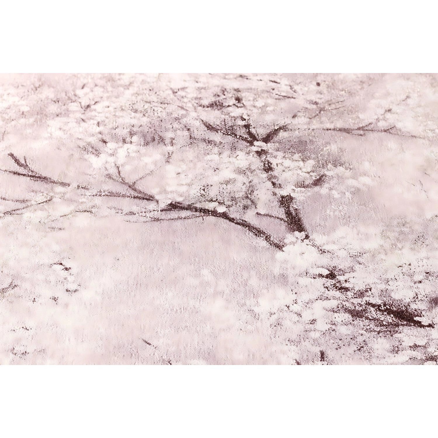 PROFHOME Vliestapete mit floralem Muster in Rosa, Braun und Weiß.