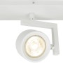 Weißer OBI LIGHTING Halogen-Spot Gradara mit 3 einstellbaren Strahlern.