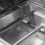 Detailaufnahme der Edelstahlbrenner im Taino Platinum Yamara 4+2 Gasgrill. Hochwertiger Gasgrill mit Sear-Burner.