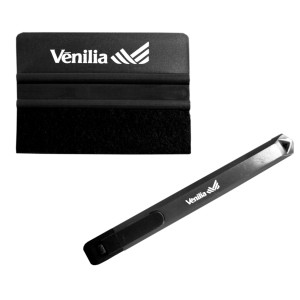 Venilia Klebefolien-Set: Rakel und Messer für blasenfreies Anbringen von Klebefolien.