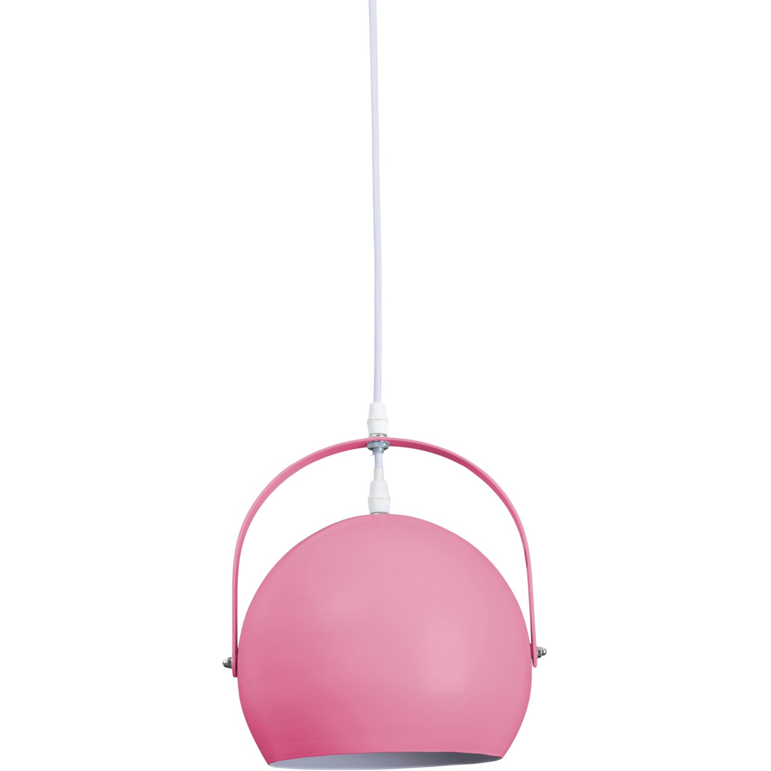 Pinke Näve Pendelleuchte Colorado, ca. 25 cm Durchmesser. Moderne Hängelampe für den Innenbereich.