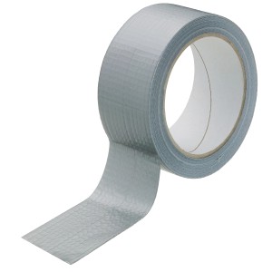 LUX Gewebeband Universal, silber, 25 m x 38 mm. Vielseitiges Klebeband zum Reparieren und Befestigen.