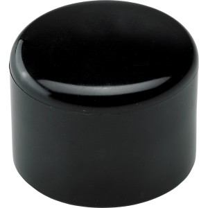 Hettich Fußkappe, schwarz, für Rundrohre Ø 30mm, 4er-Set, zum Schutz von Böden.