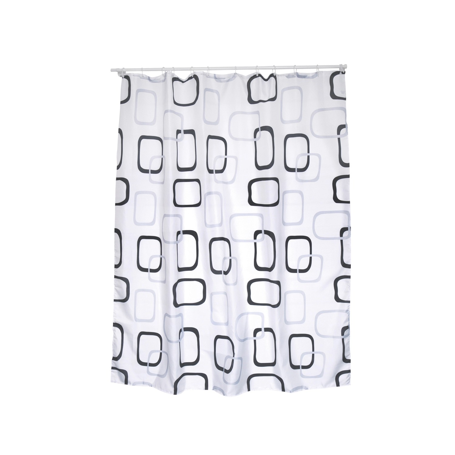 MSV Duschvorhang Vintage Polyester 180 cm x 200 cm Mehrfarbig günstig online kaufen