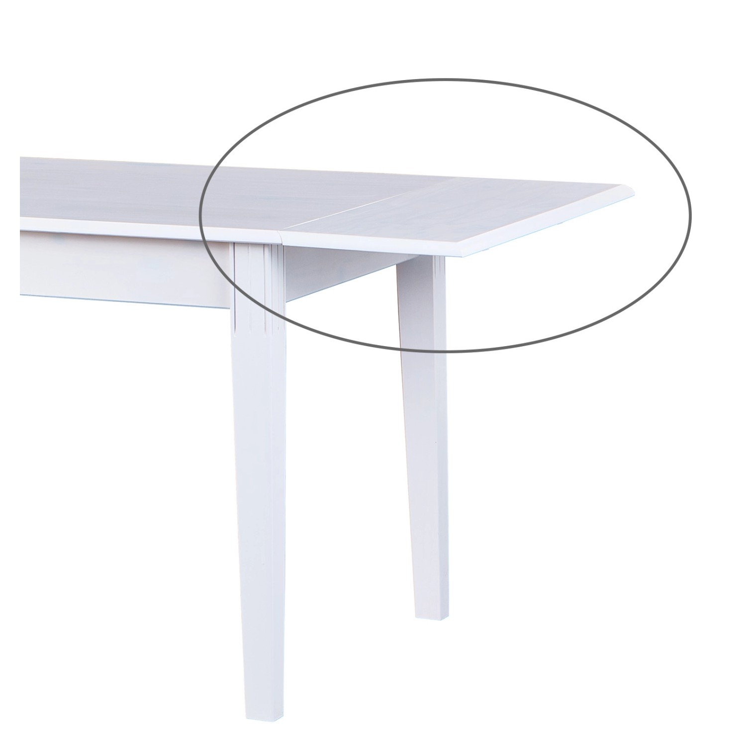 ebuy24 Wright Esstisch Zusatzplatte 1 stk Weiss günstig online kaufen