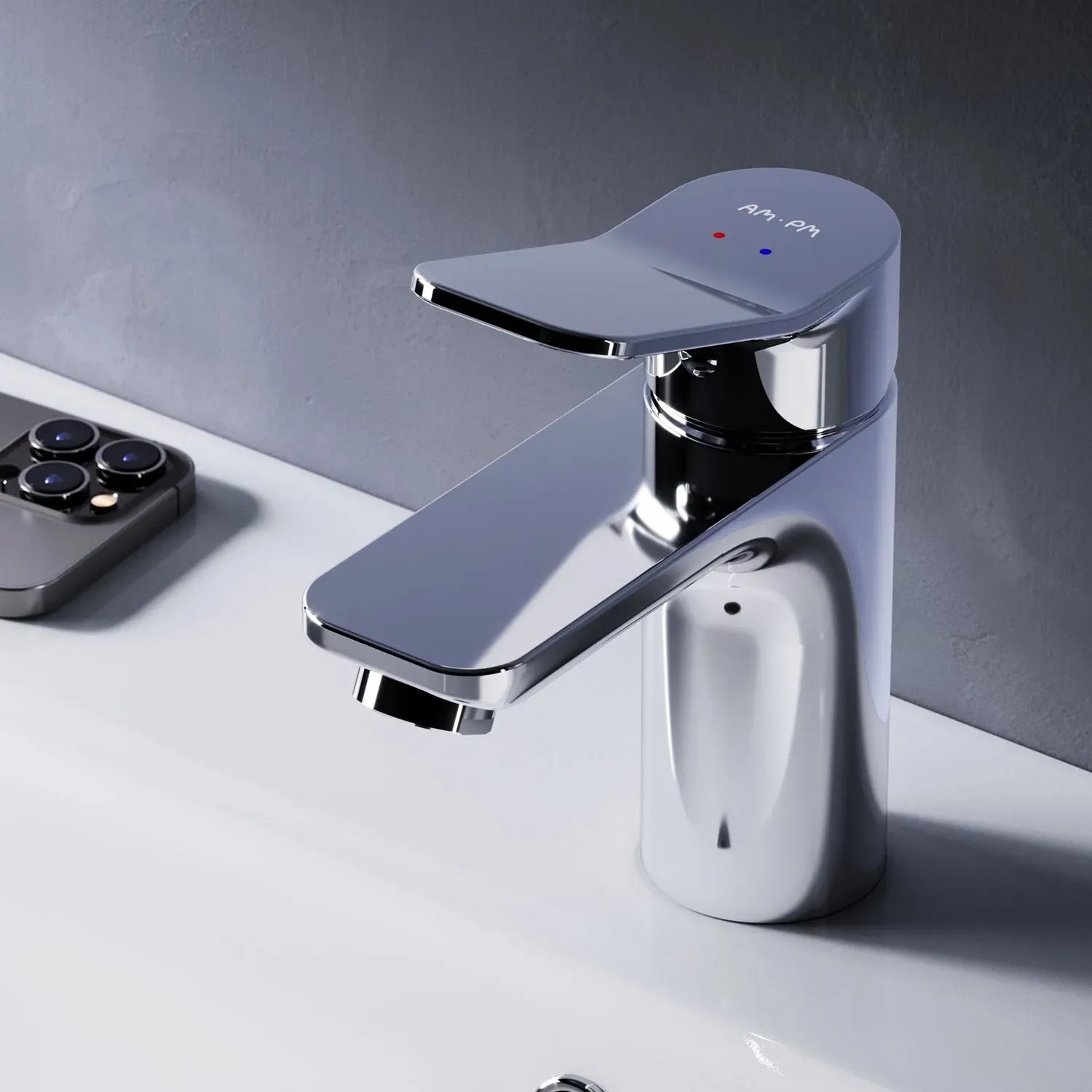 AM.PM Einhebel-Waschtischarmatur X-Joy Wasserhahn Bad aus Messing  