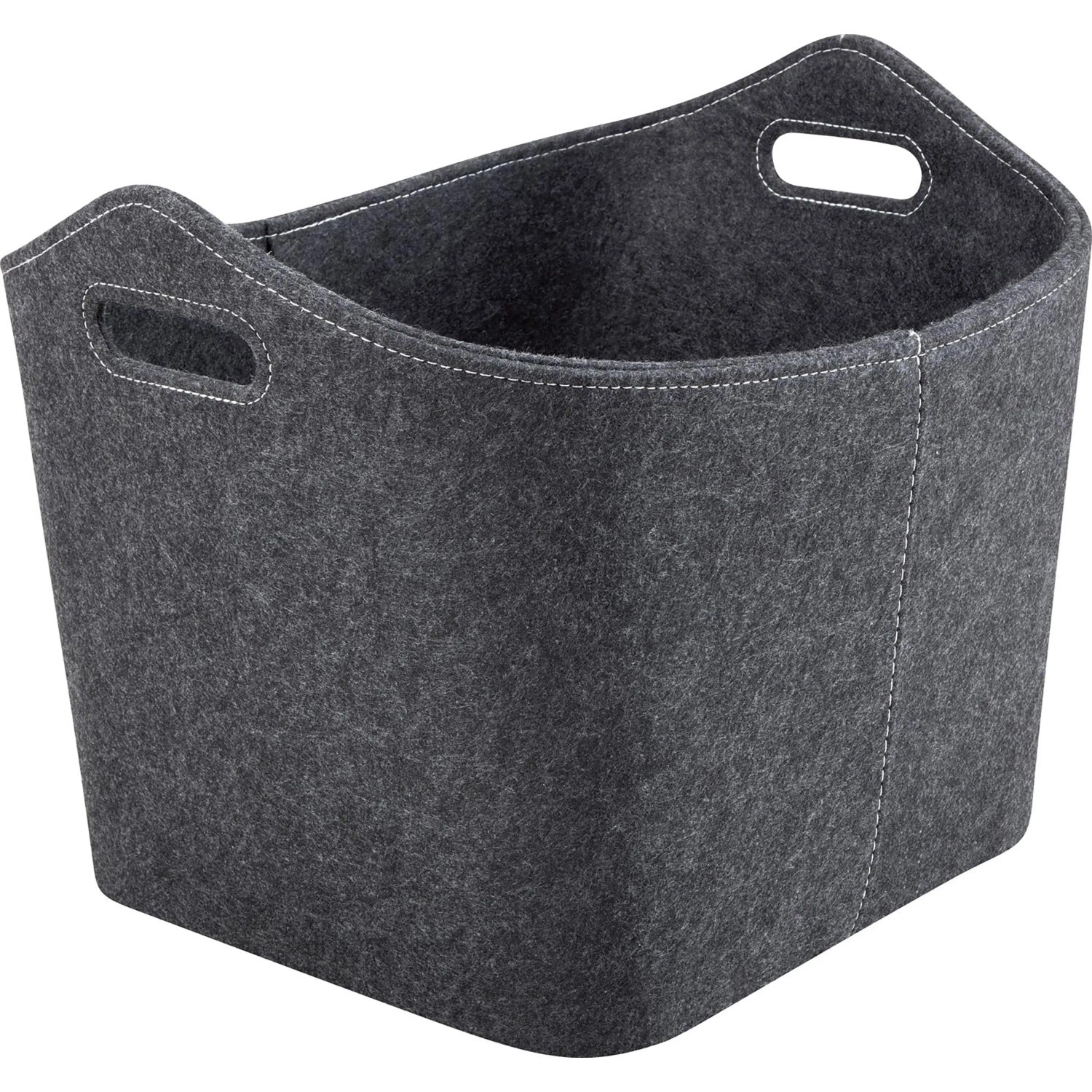 Filzholztrage Dunkelgrau eckig