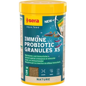 Sera ImmunPro Mini Nature Fischfutter, 250ml Dose mit Granulat für Zierfische bis 4cm.