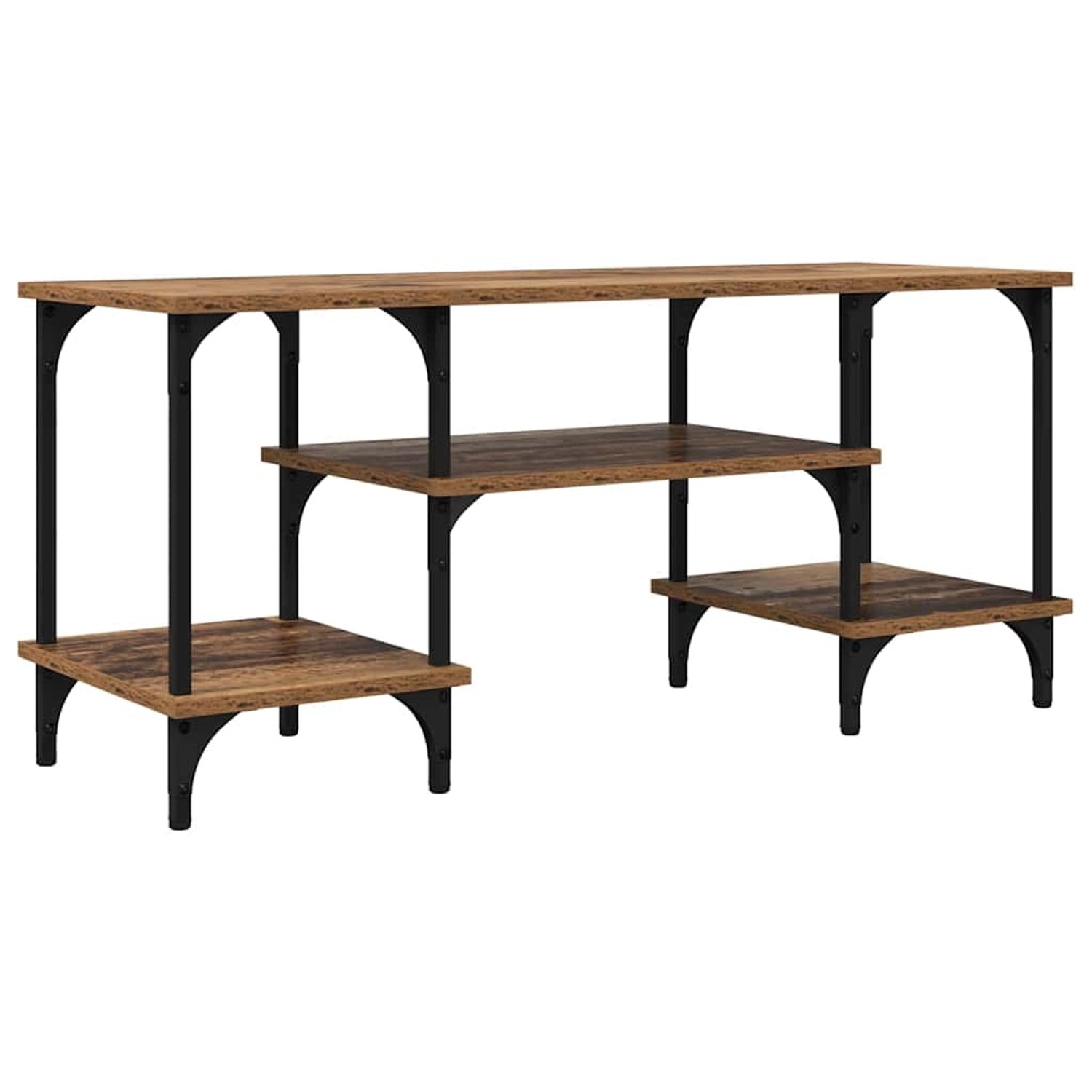 vidaXL TV-Schrank Altholz 102 x 35 x 45,5 cm Verbundholz und Eisen 881294 günstig online kaufen