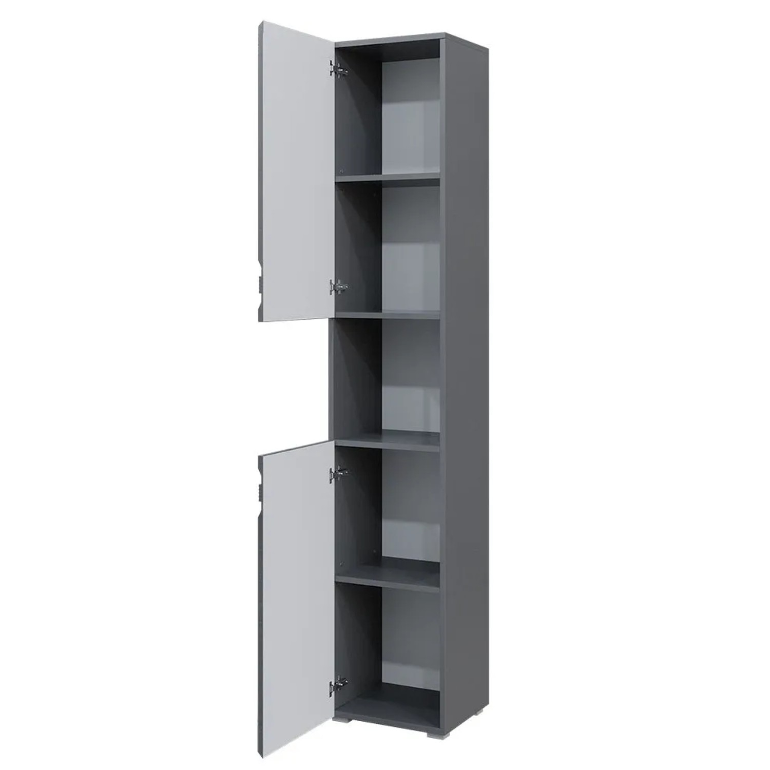 Vicco Badschrank Fredd Anthrazit Hochglanz 36 x 191_8