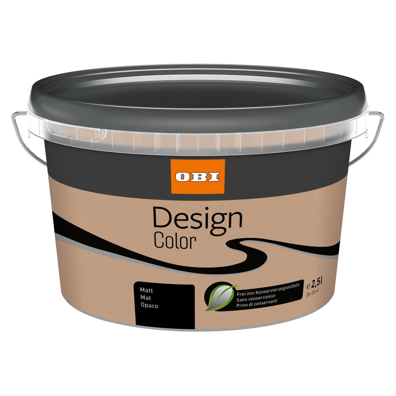 OBI Design Color matt Mokka 1 l