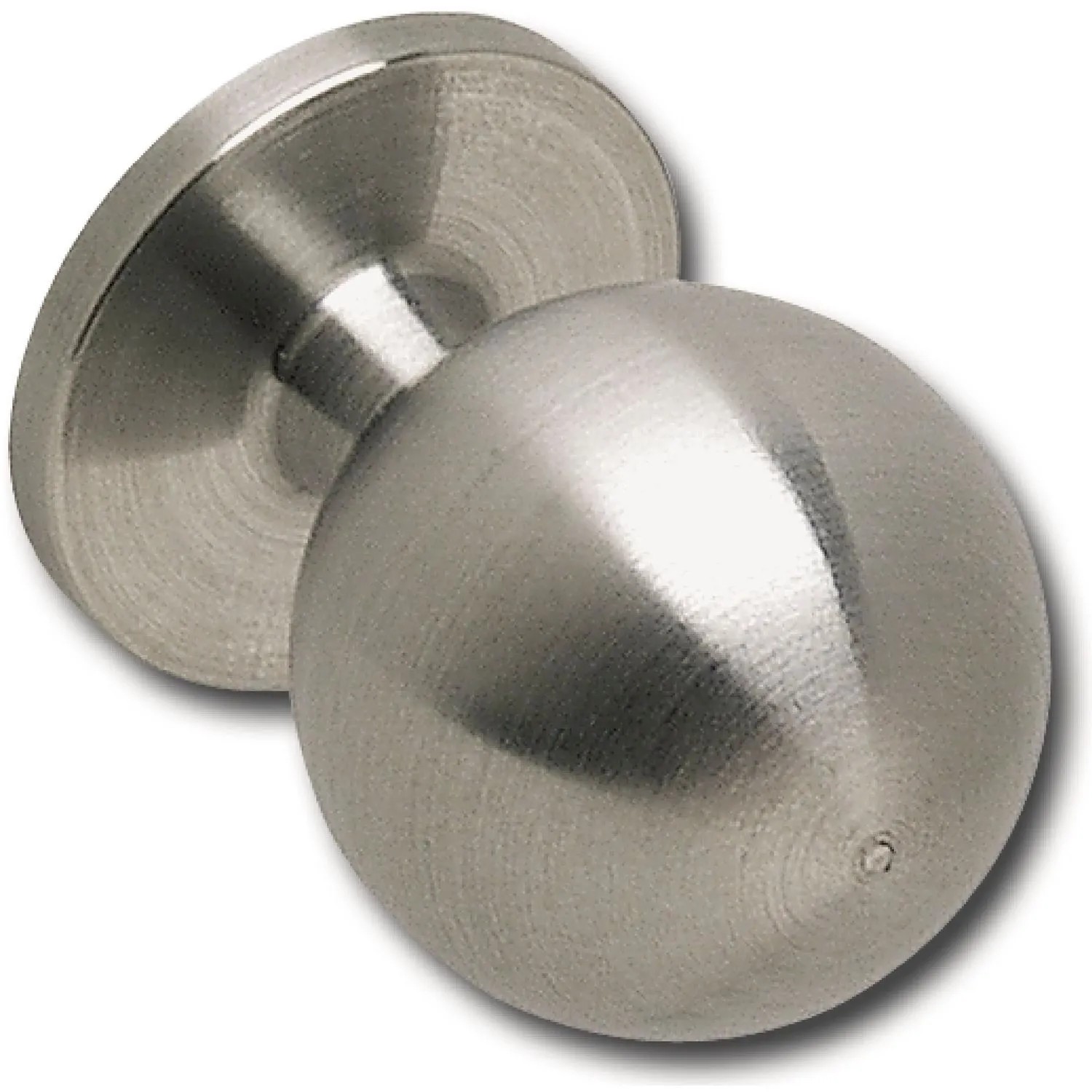 Technik Team Möbelknopf Sirius Ø 30 mm Tiefe 35 mm Edelstahl Gebürstet