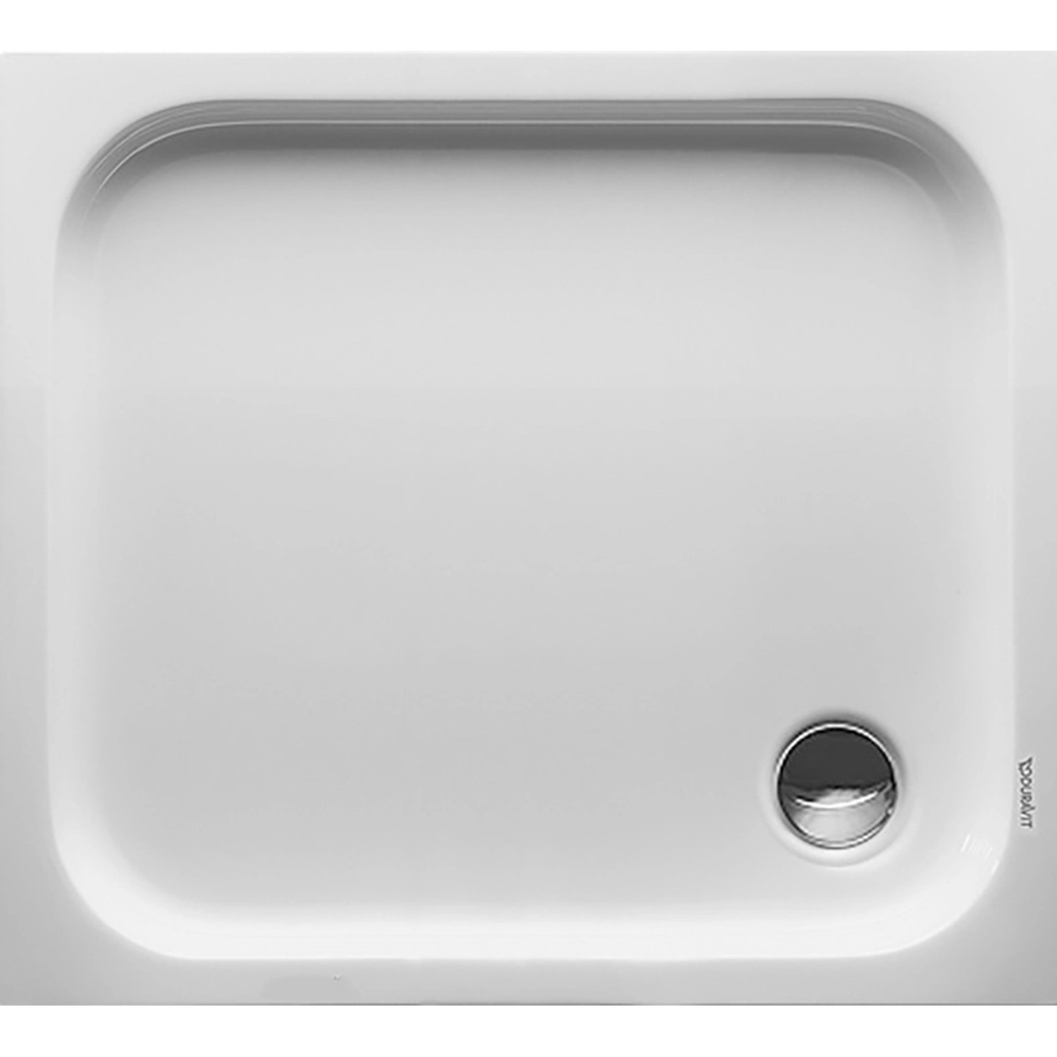 Duravit Duschwanne D-Code 90 cm x 80 cm x 8,5 cm Antislip Weiß