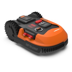 Worx Landroid L800 Mähroboter WR148E, orange-schwarz, mit Cut to Edge Funktion.