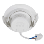 LUXULA LED Einbauspot, 6er-Set, dimmbar, Farbwahl, 7W, weiß. Downlight mit Netzteil.