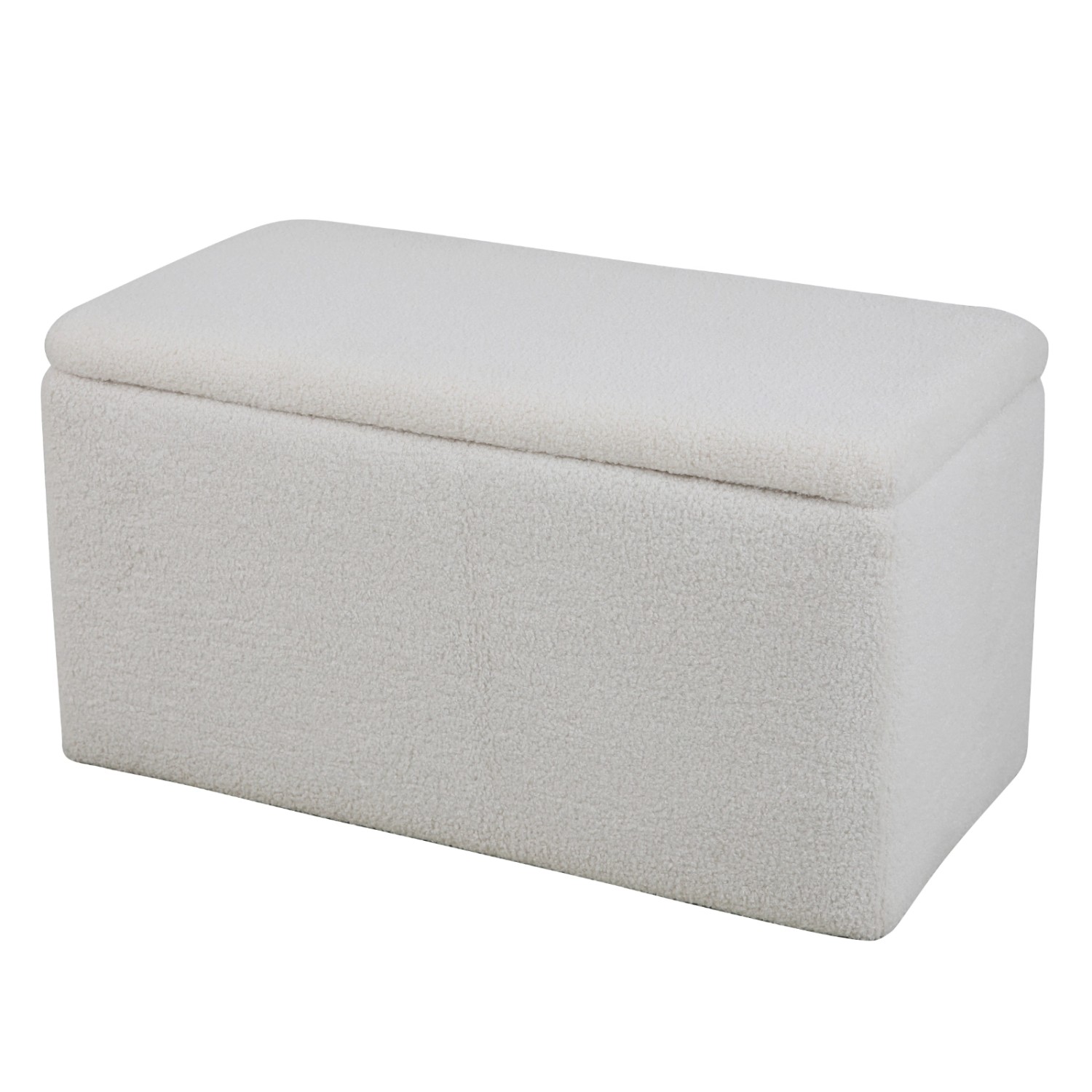 Svita Leaf Sitzbank Hocker Mit Stauraum Aufbewahrungsbox Mit Deckel Weiß