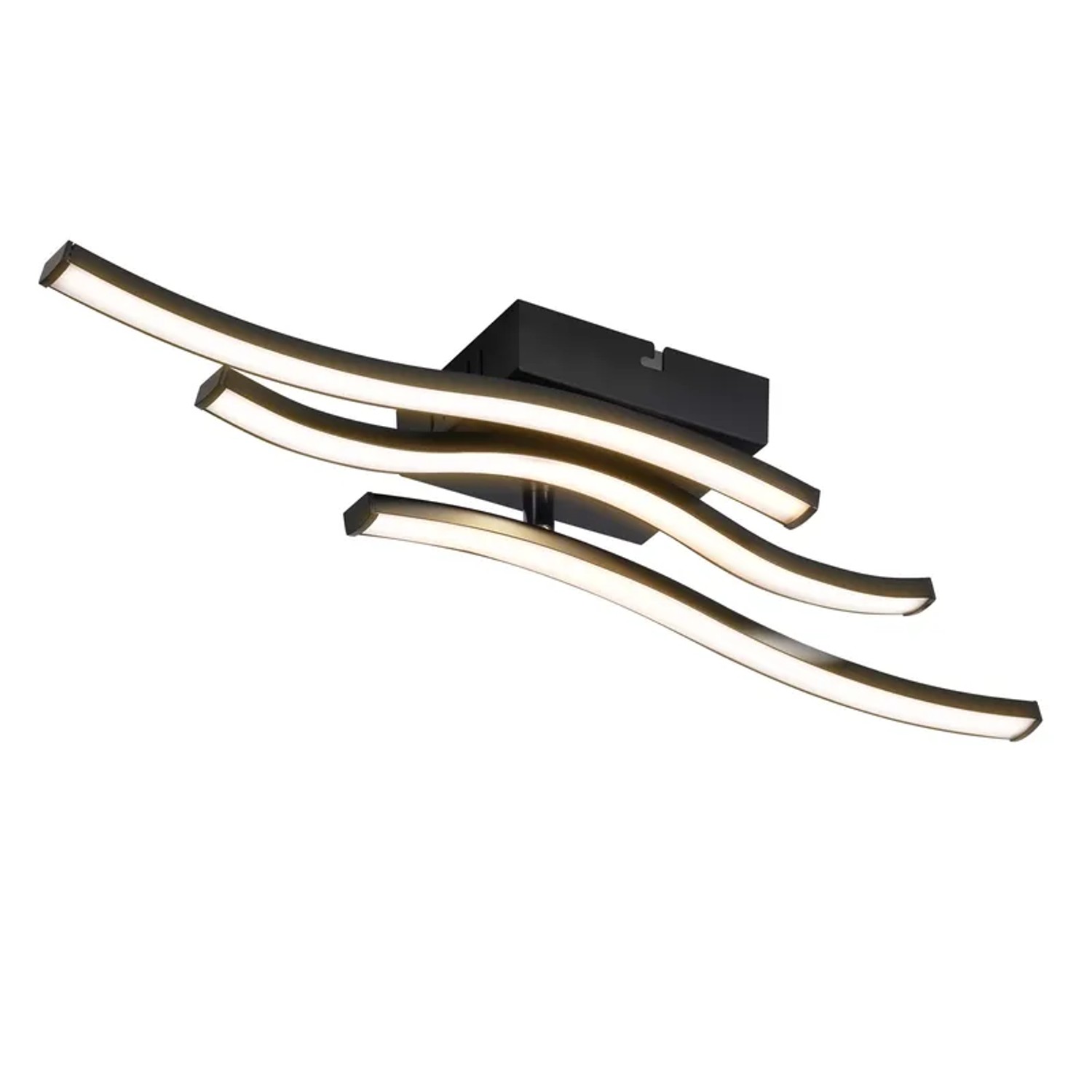 Nettlife Lynton Deckenleuchte aus Kunststoff Gelb L 30 cm max. 18 W