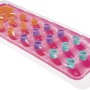 Bestway Luftmatratze, 177x63cm, rosa mit Fenster und farbigen Mulden, 3-fach sortiert.