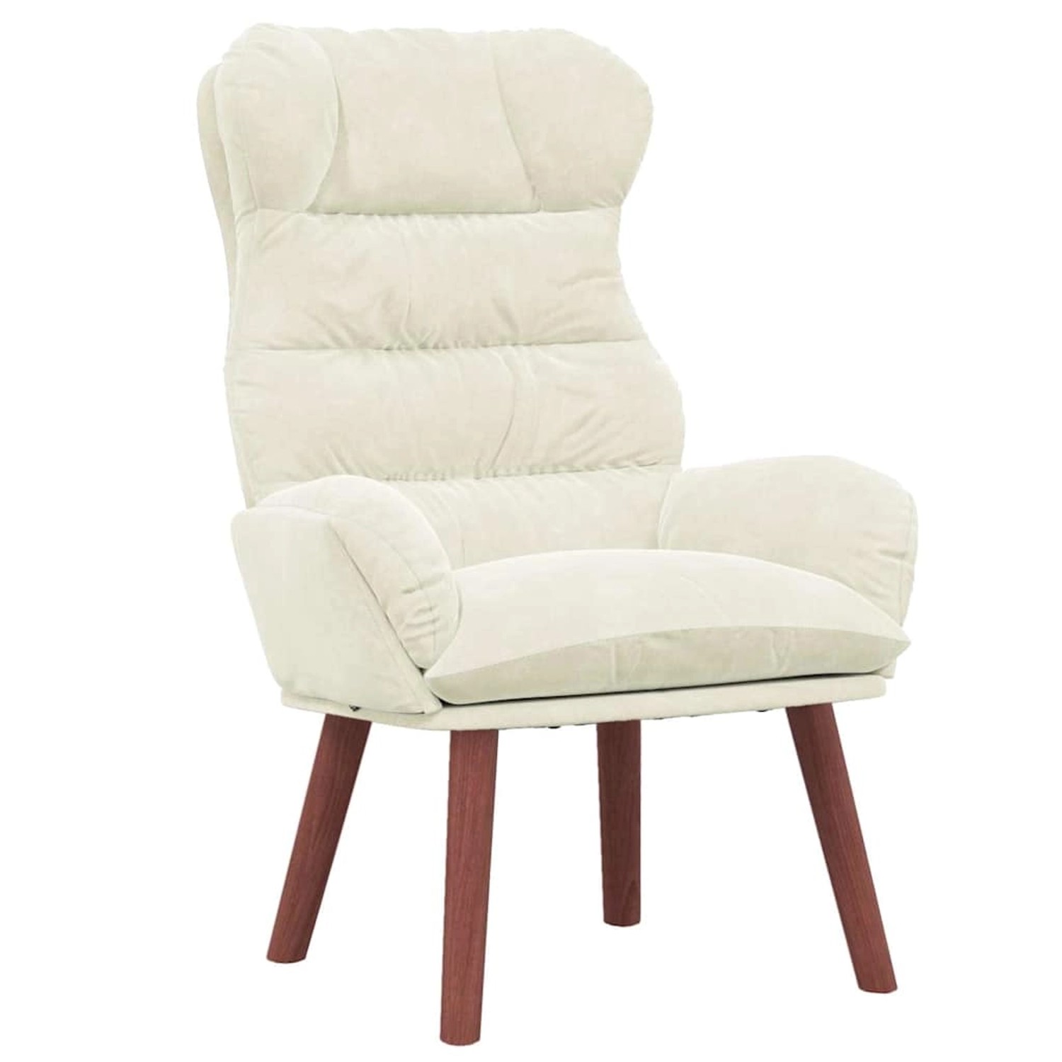 vidaXL Relaxsessel Creme 69 x 74 x 93 cm Samt 42001895 günstig online kaufen
