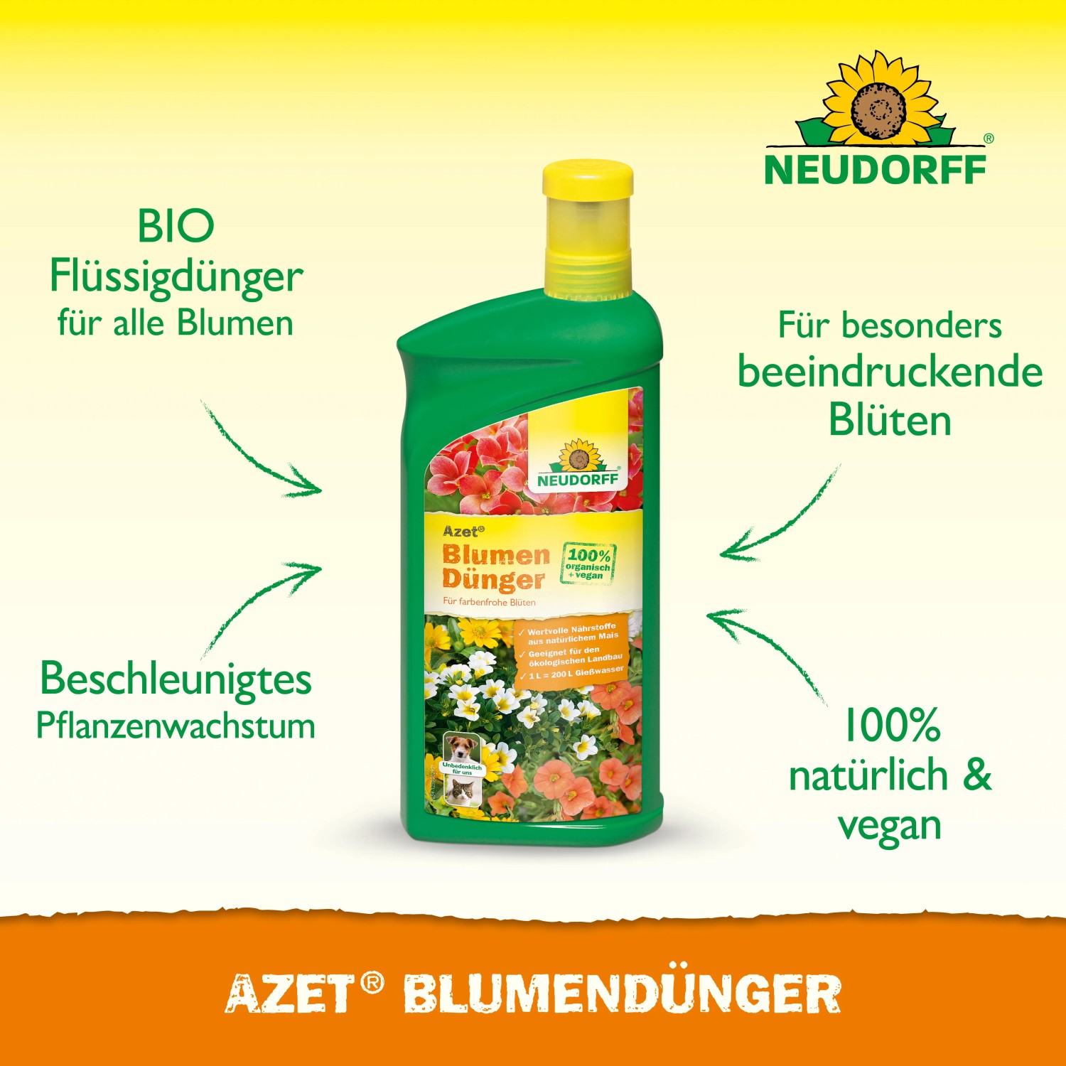 Neudorff Blumendünger flüssig Azet 1 L kaufen bei OBI