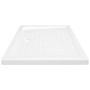 vidaXL Duschwanne Anti-Rutsch Weiß 90x70x4 cm ABS 148896_4