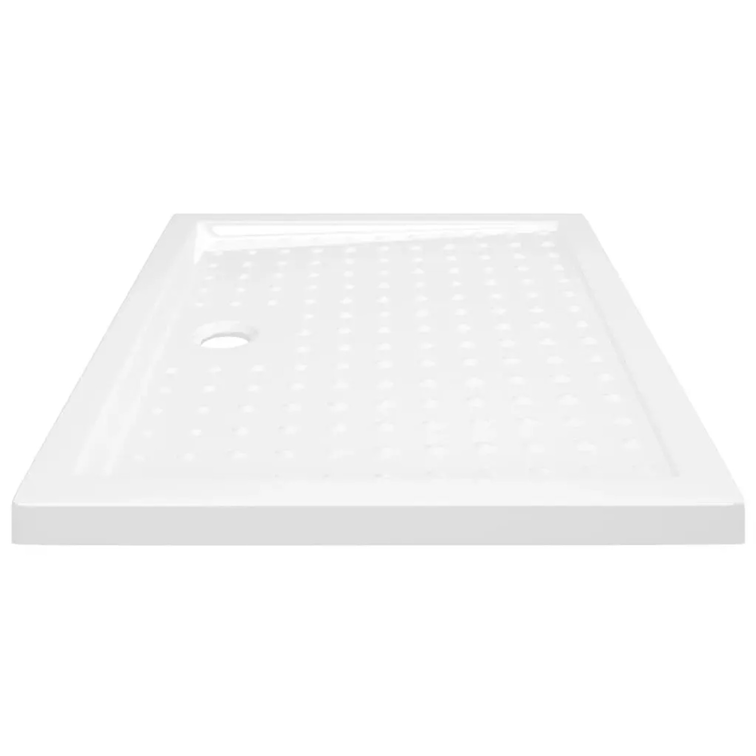 vidaXL Duschwanne Anti-Rutsch Weiß 90x70x4 cm ABS 148896_4