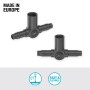 Gardena T-Stücke für Sprühdüsen/Endtropfer (5 Stk.) zur flexiblen Bewässerung im Micro-Drip-System.