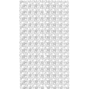 Transparente Kleine Wolke Wanneneinlage Ivy, 39x69cm, mit Saugnäpfen für sicheren Halt in Dusche und Badewanne.