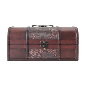 HMF 6411-125 Schatztruhe Schatzkiste Holztruhe 25 x 15 x 13 cm Klein Japan