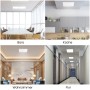 ENOVALITE LED Panel 60x60 in Büro, Küche, Wohnzimmer und Flur. Rasterdeckenleuchte mit neutralweißem Licht.