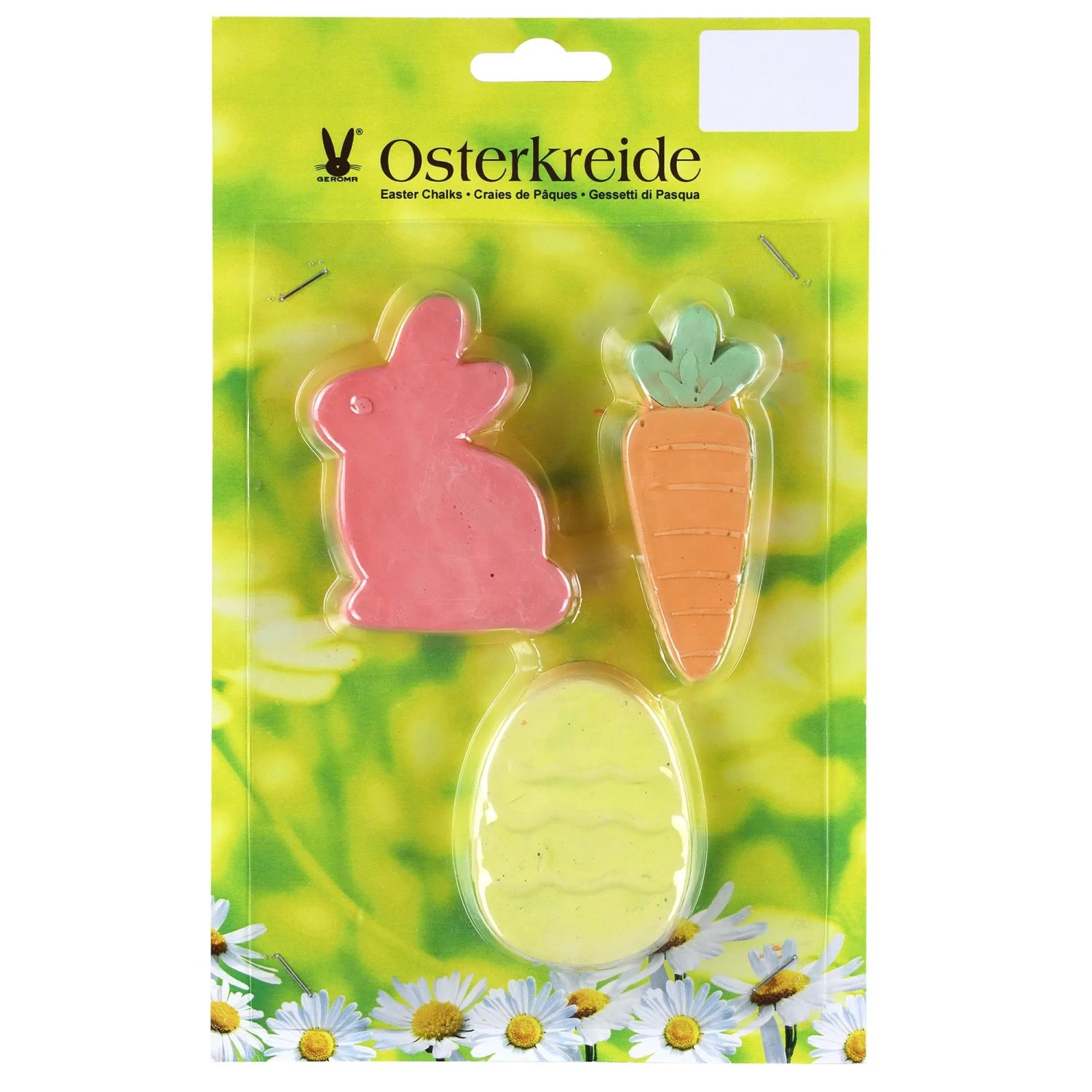 Osterdeko Kreide-Set Bunt 3 Stück