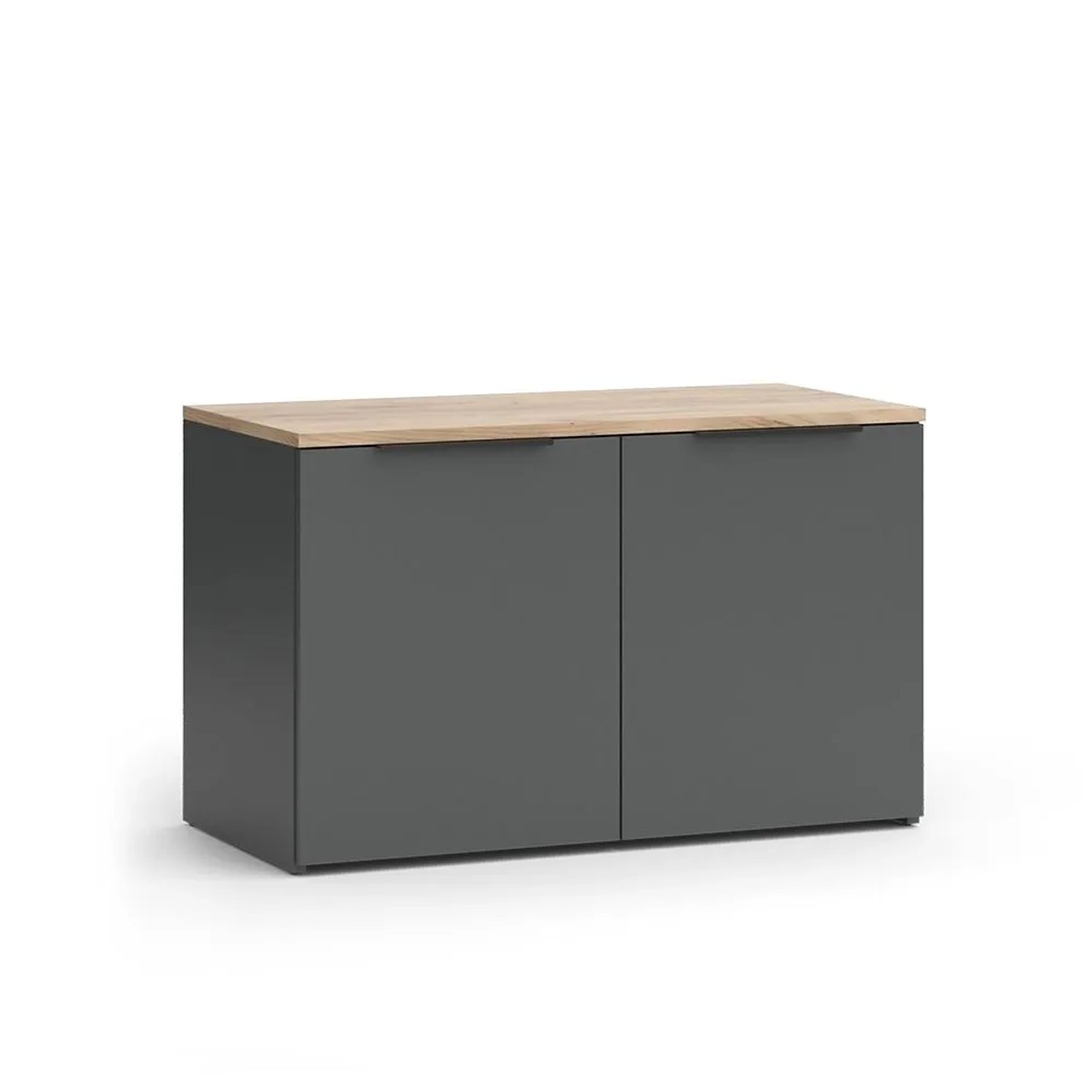Vicco Kommode Wido Anthrazit 80 x 50 mit 2 Türen Art Nr 47671