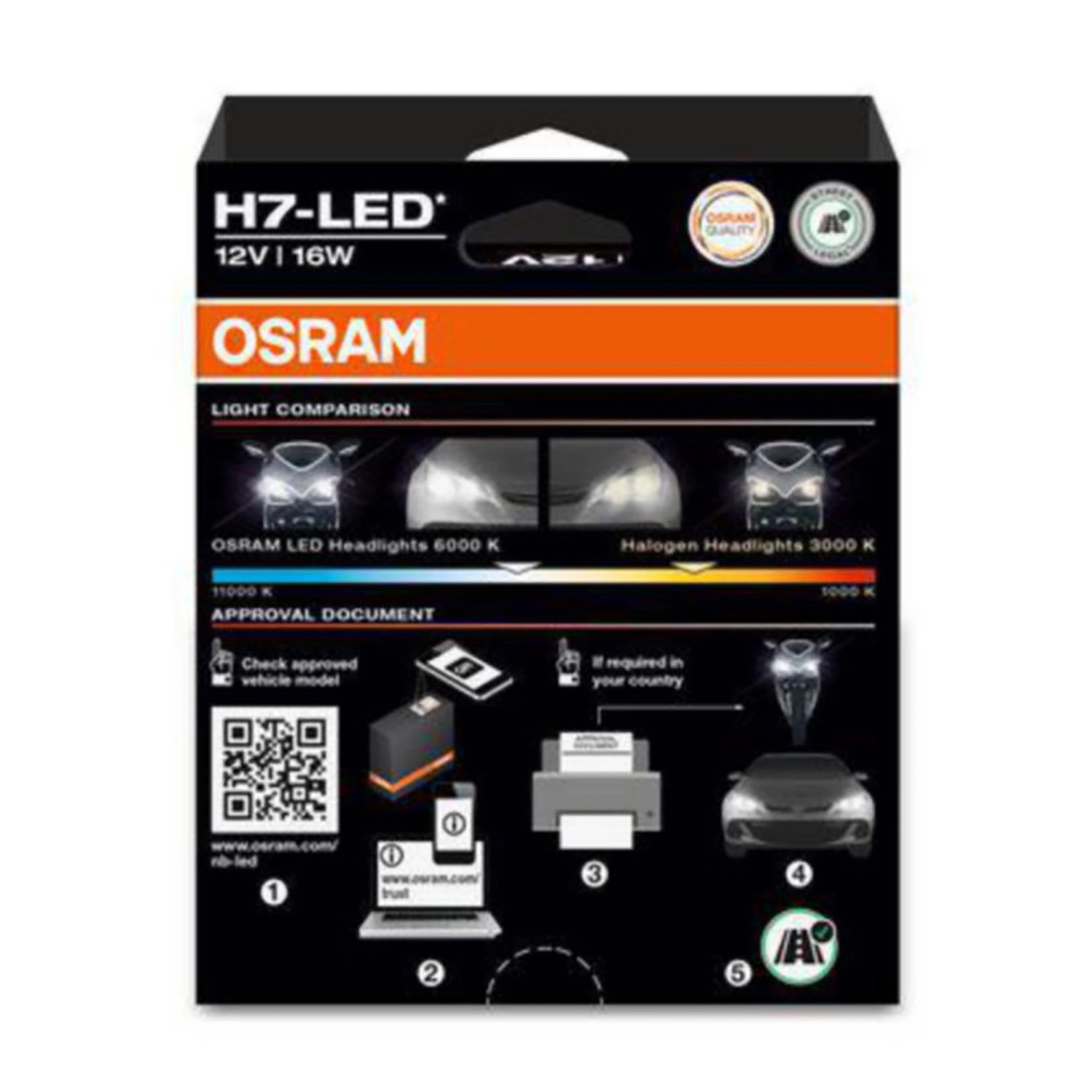 Osram LED-Fahrzeuglampe Speed H7 Night Breaker 2 Stück kaufen bei OBI