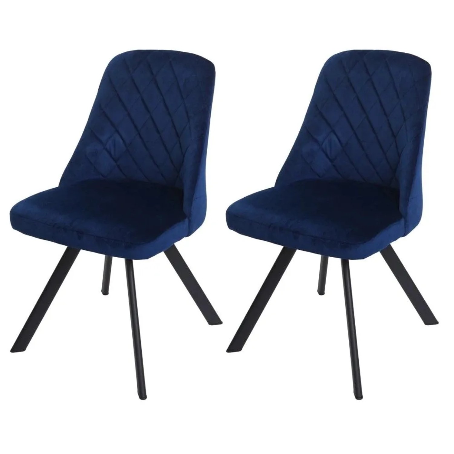 MCW Esszimmerstuhl K25 2er-Set Blau