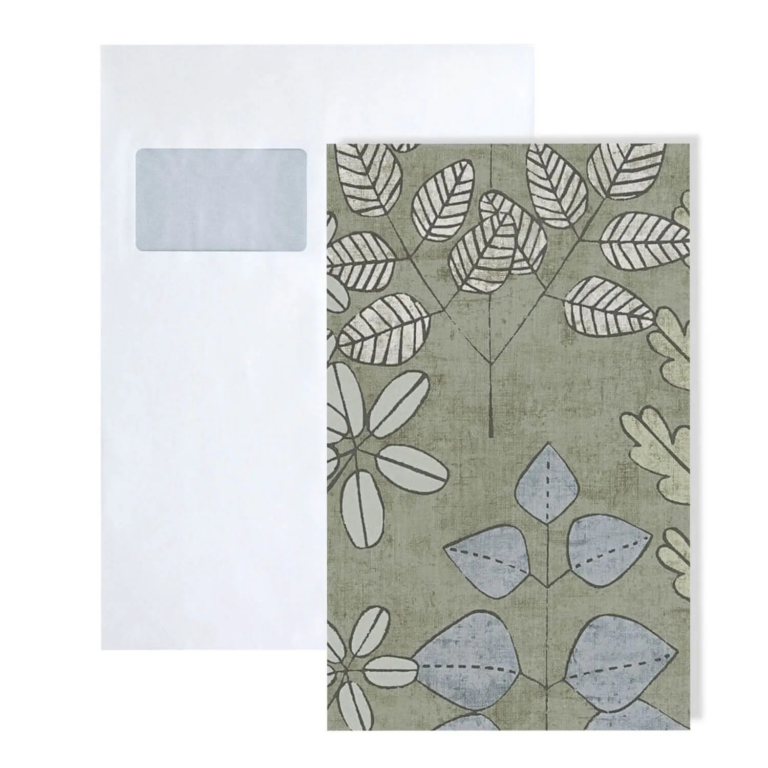 PROFHOME S-791491-GU DIN A4 Muster der Floralen Tapete 1 Musterstück
