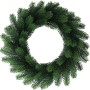 Kunstkranz, Ø 45 cm, grüne Tannenzweige, winterliche Deko für Tür oder Wand.