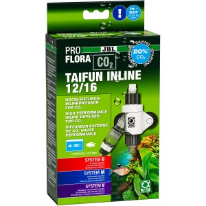 JBL Proflora Taifun Inline 12/16 CO²-Diffusor für Aquarien, zur Montage am Filterschlauch.