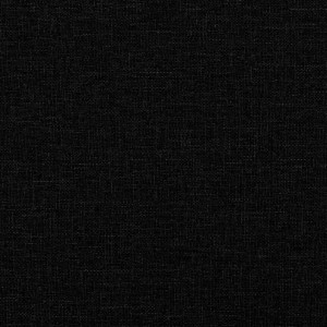 Detailaufnahme des schwarzen Stoffbezugs vom Relaxsessel. Textur des Materials sichtbar.