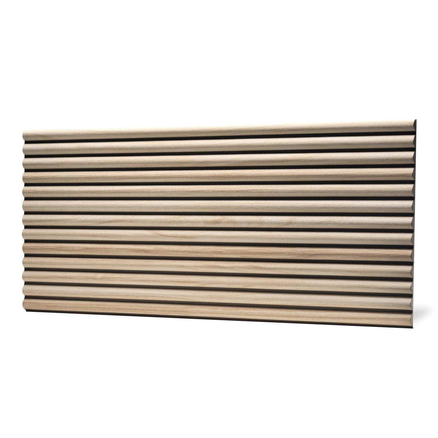Rebel of Styles Verblender UltraLight Linari Round HD, 116x50cm, hellbraun, Holzoptik.