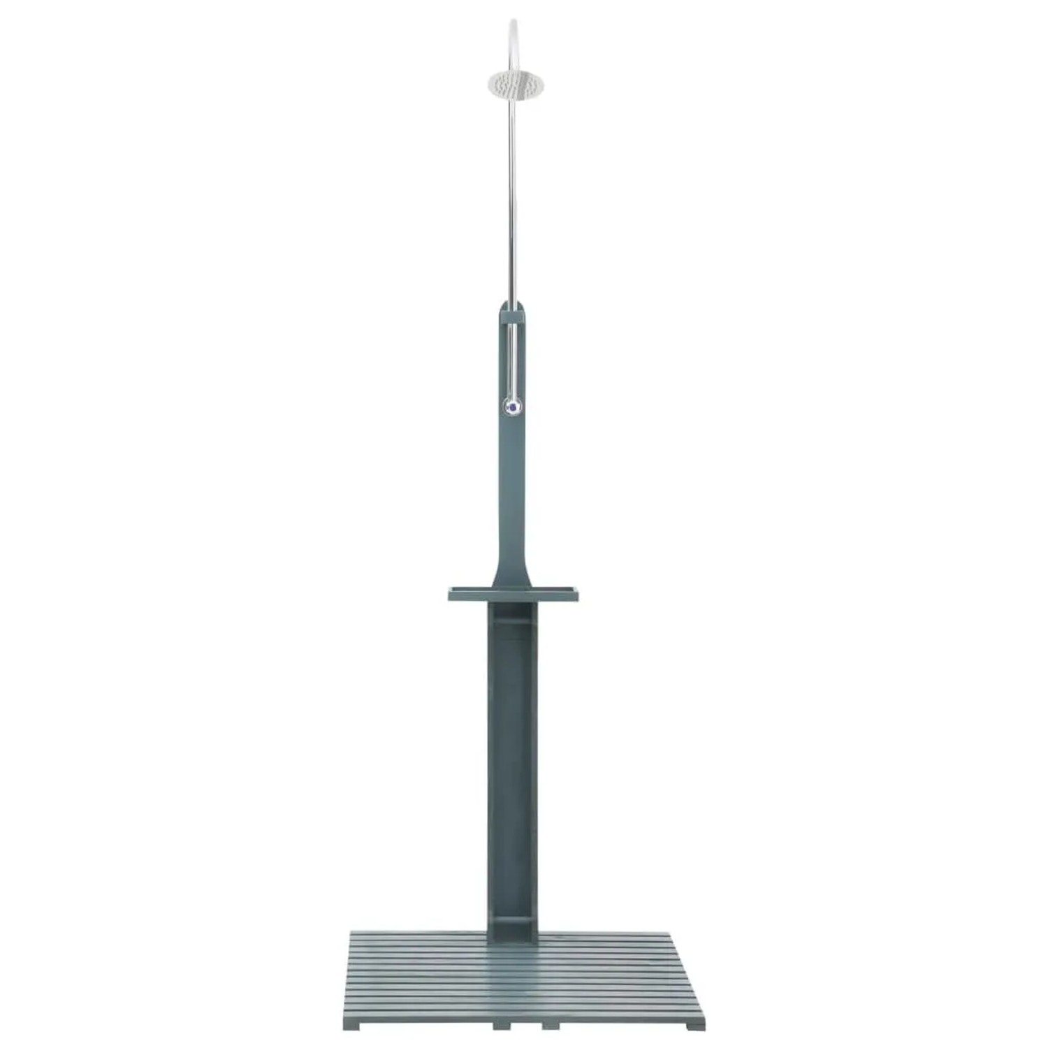 vidaXL Gartendusche Holz Anthrazit 48208_2