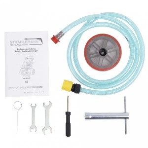 Strahlemann Reinigungsgeräte Benzin Hochdruckreiniger mit Messingpumpenkopf 7 PS Druck 207Bar Max. Fördermenge 540 l/h für Terrasse, Auto und Garten