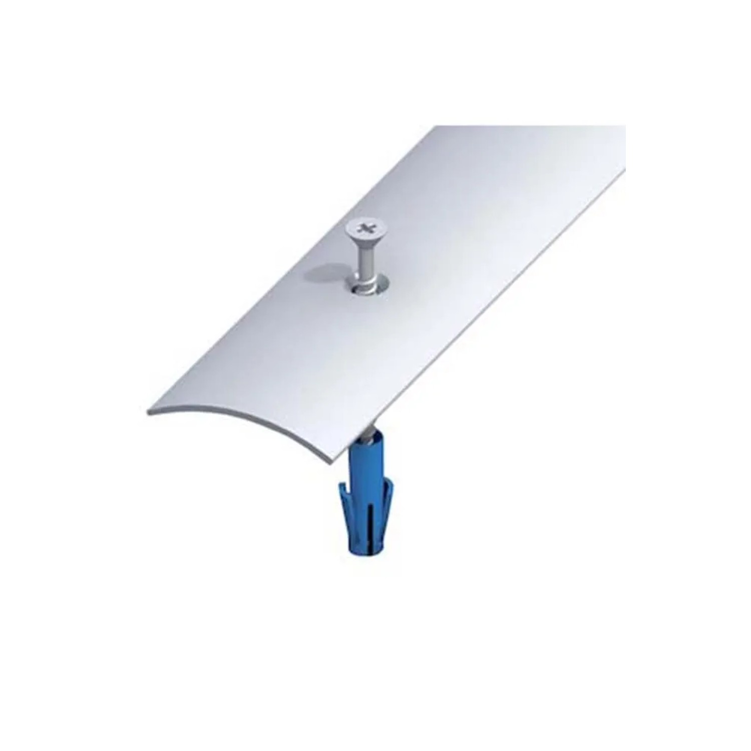 Verzinkte Schraube 3x30 mm mit Dübel für Möbelschrauben, 10 Stück.