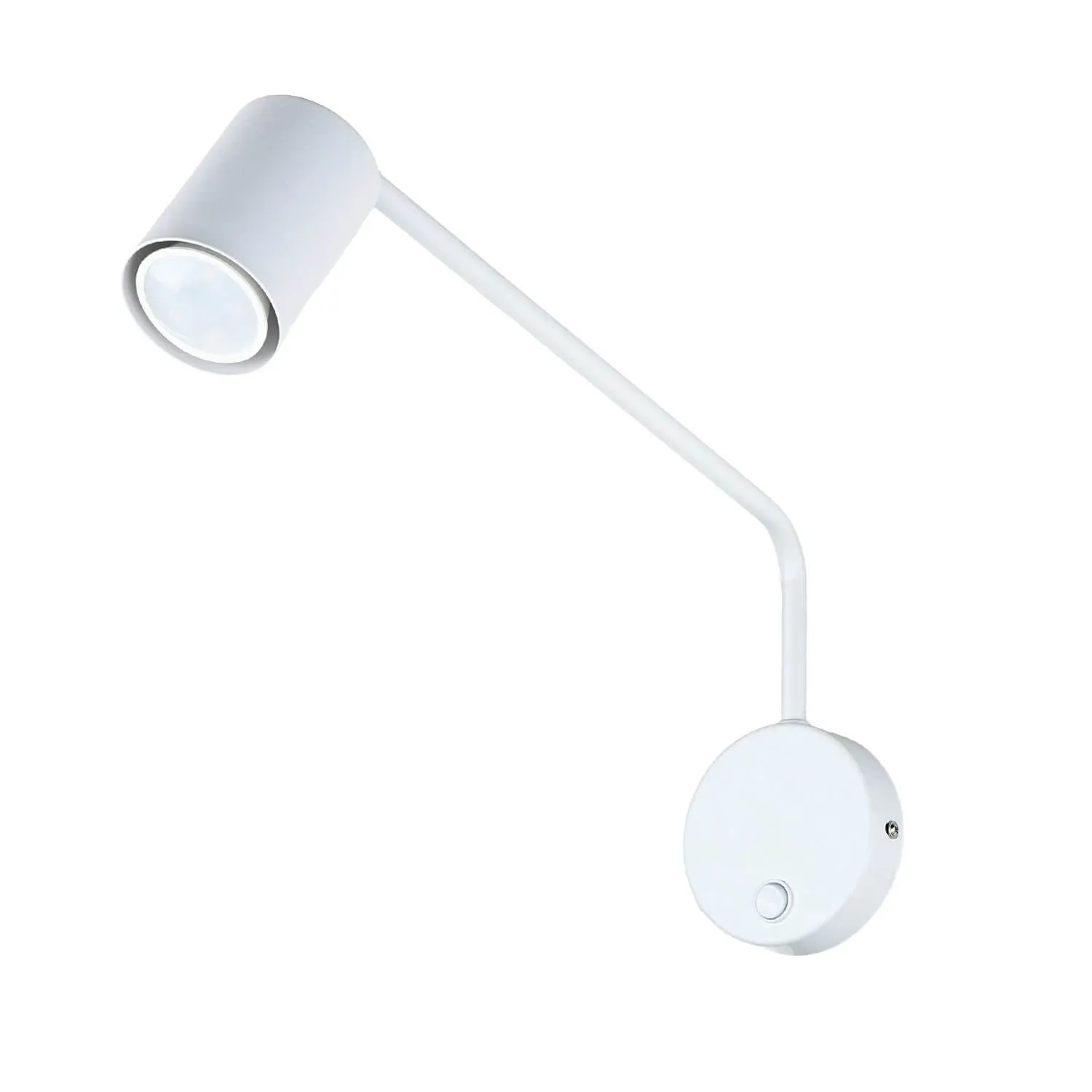 EASYLIGHT Wandlampe Weiß Mit Schalter GU10 Zum Lesen