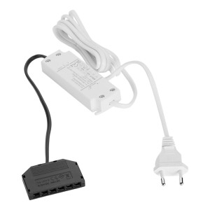 SOTECH LED Trafo 12V/15W mit 6-fach Verteiler und Eurostecker für Lampen & Leuchten.