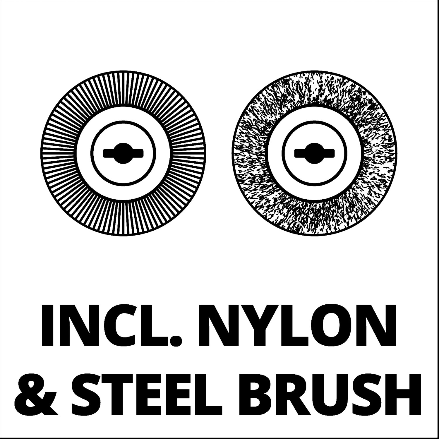 Einhell Fugenreiniger: Inklusive Nylon- und Stahlbürste für die elektrische Gartenhandgerät.