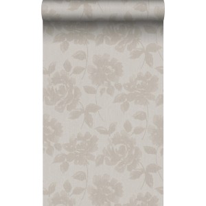 Origin Wallcoverings Tapete Rosen Helltaupe 53 cm x 10.05 m