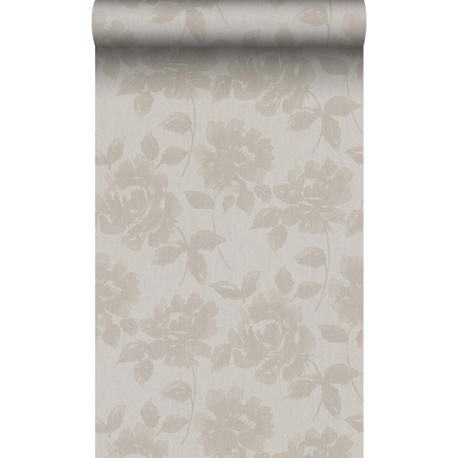 Origin Wallcoverings Tapete Rosen Helltaupe 53 cm x 10.05 m günstig online kaufen