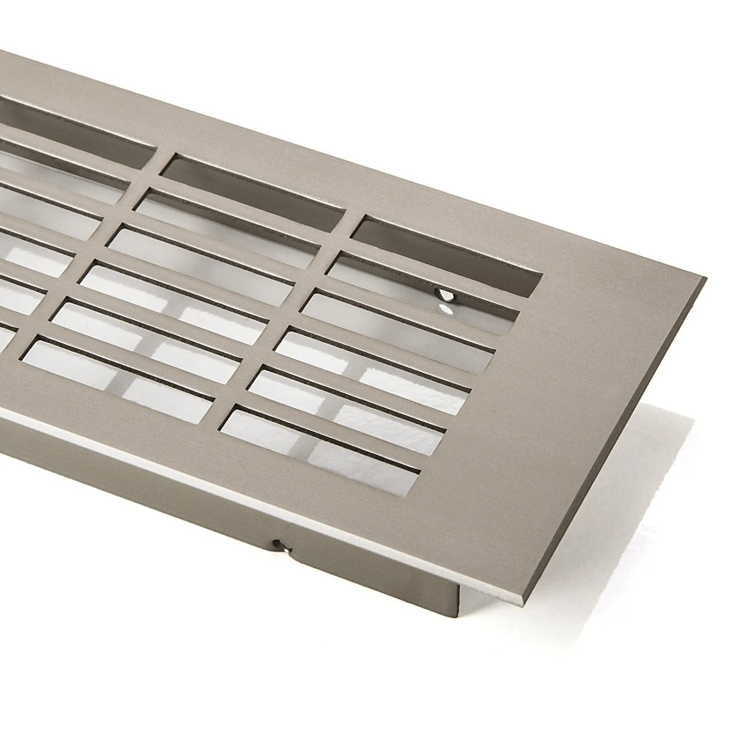SOTECH Lüftungsgitter Lochung Eckig 500 mm Edelstahloptik
